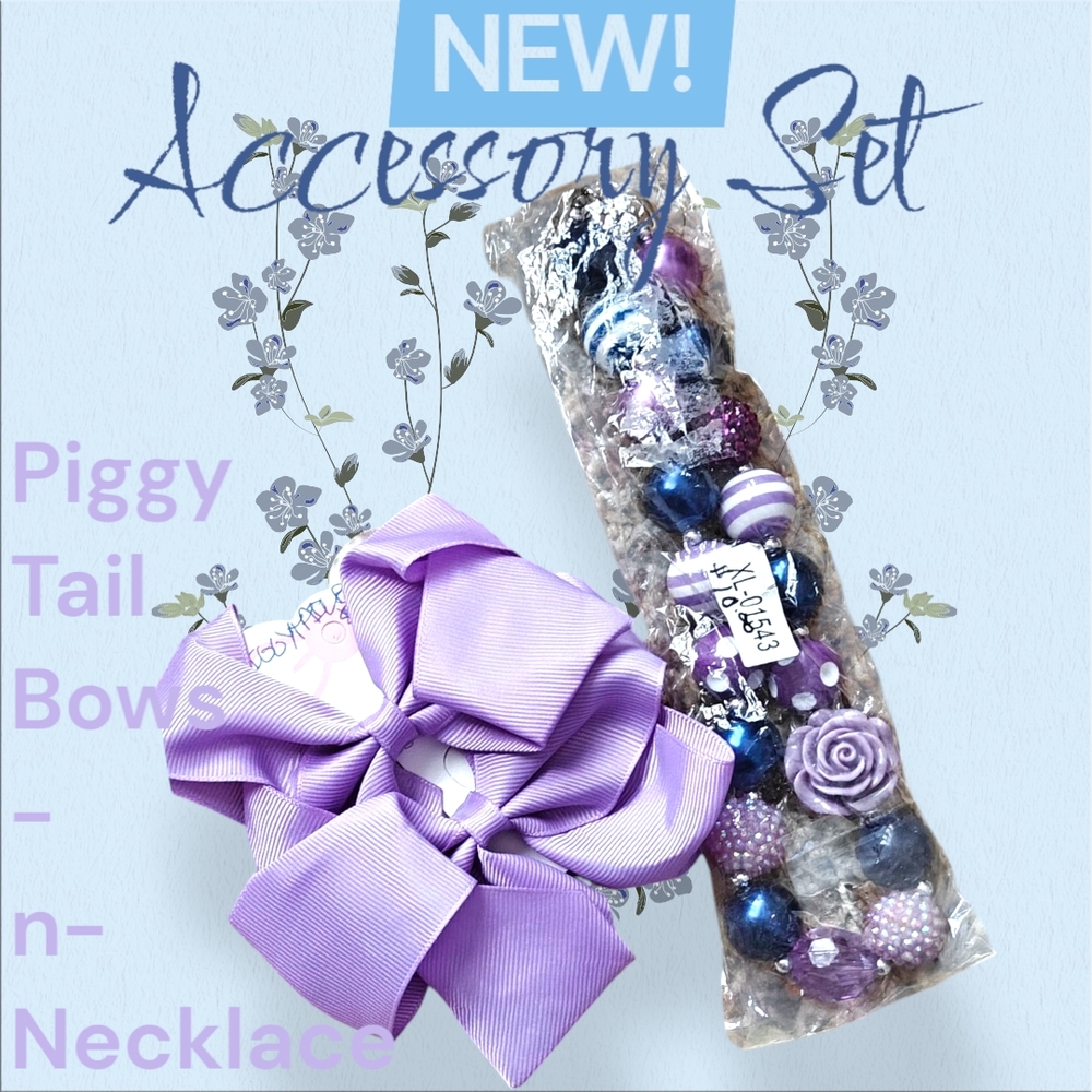 Purple Kids Accessory Set